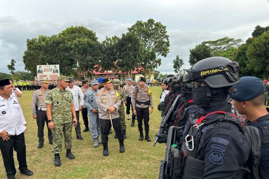 2.000 personel gabungan dilibatkan dalam pengamanan Natal dan Tahun Baru di Kepri