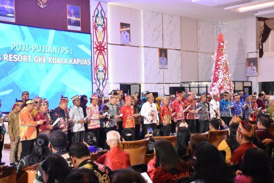 Bupati Kapuas apresiasi kebersamaan lintas sektor pada perayaan Natal Gabungan