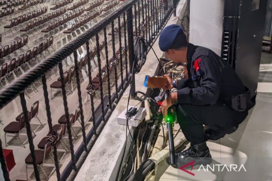 Polda Kalteng sterilisasi gereja pastikan keamanan Natal 2025