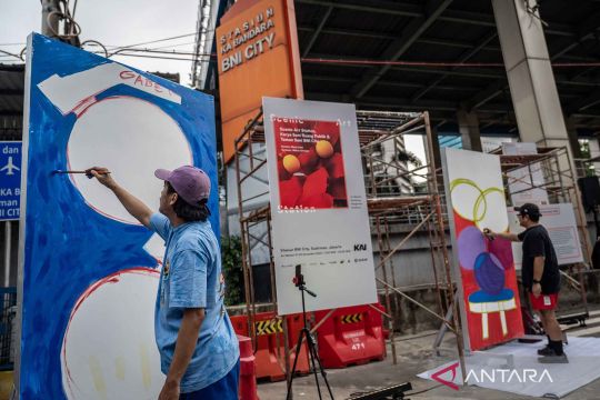 Kemenekraf resmikan scenic art station ubah stasiun jadi galeri seni