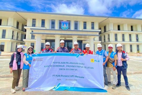 PLN listriki Komplek Perkantoran Papua Selatan sebesar 1,11 MVA