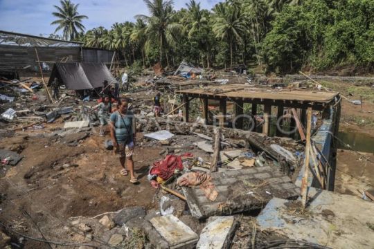 Foto: Dampak banjir di Halmahera Barat
