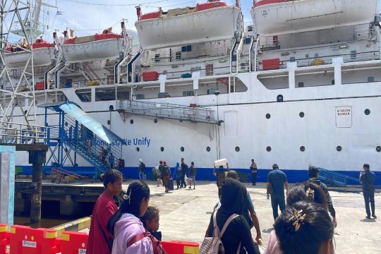 Penumpang Pelni di Kobar mencapai 57.116 orang pada 2025