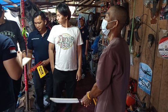 Sebanyak 39 adegan warnai pra rekonstruksi pembunuhan di Palangka Raya