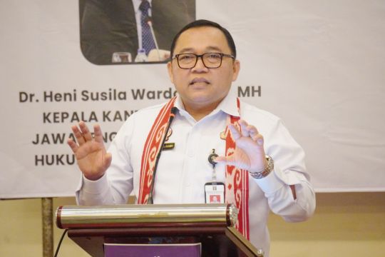 Kanwil Kemenkum Jateng menekankan integritas dan profesionalitas notaris