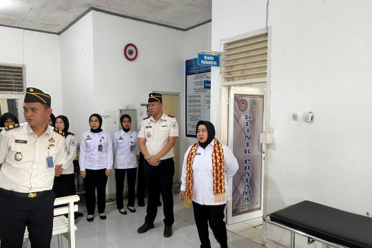 Direktur Perawatan Kesehatan dan Rehabilitasi Ditjen PAS kunjungi Rutan Kelas I Bandarlampung