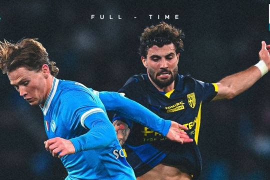 Napoli gagal petik kemenangan usai ditahan imbang Parma