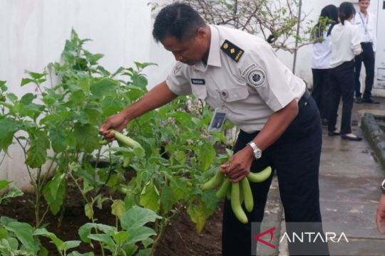 Rutan Temanggung ikuti panen raya serentak pemasyarakatan