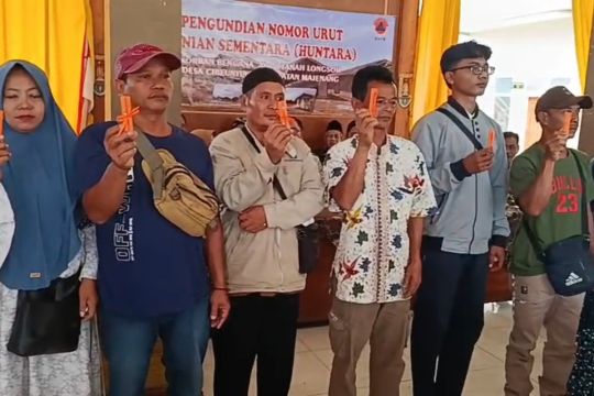 BPBD Cilacap gelar pengundian huntara untuk 17 keluarga korban longsor Cibeunying
