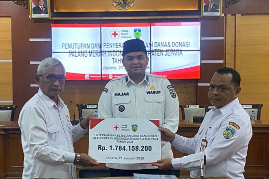 PMI Jepara himpun dana masyarakat Rp1,7 miliar sepanjang 2025