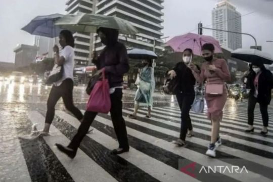 BMKG: Jumat ini pulau Jawa berpotensi hujan ringan