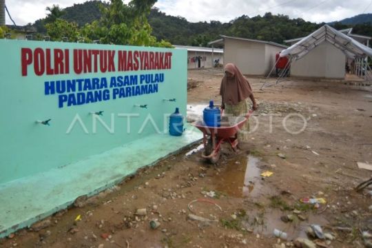 Penyintas bencana mulai tempati huntara di Padang Pariaman