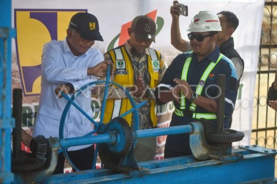 Pembukaan irigasi di Padang pascabencana