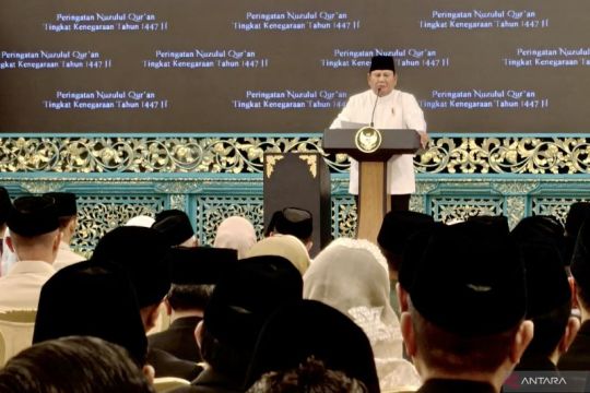 Prabowo menegaskan Indonesia bersahabat dengan semua kekuatan dunia