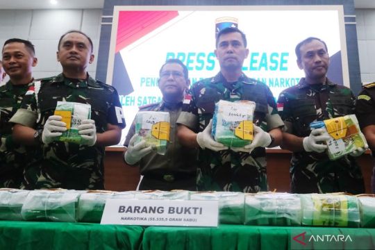 Kodam XII/Tpr gagalkan penyelundupan 55 kilogram Sabu di perbatasan