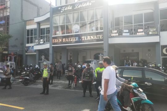 Polres Ternate intensifkan pengamanan gereja saat Paskah