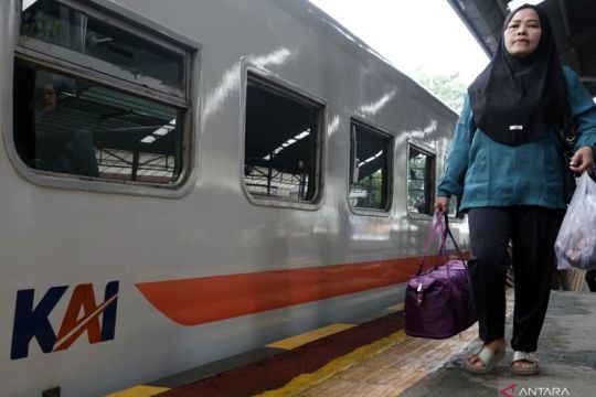 Jumlah penumpang kereta api di Lampung naik