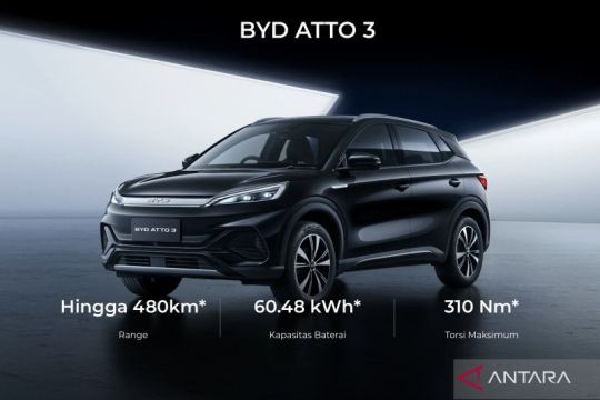 BYD Atto 3 generasi baru segera meluncur dengan flash charging