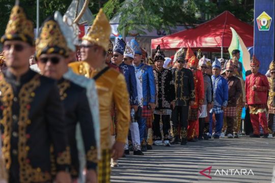 Karnaval budaya HUT Ke-62 Sultra