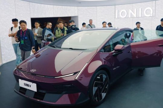 Hyundai Ioniq V masuk regulasi dengan opsi BEV dan EREV