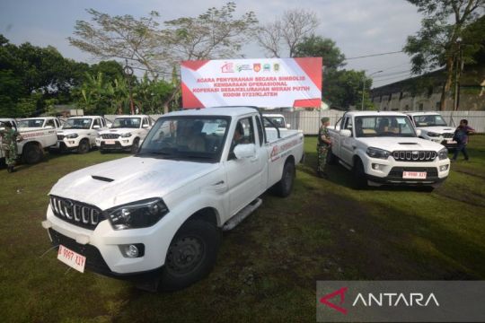 Koperasi Desa Merah Putih di Klaten terima 50 mobil pikap tahap pertama dari Agrinas