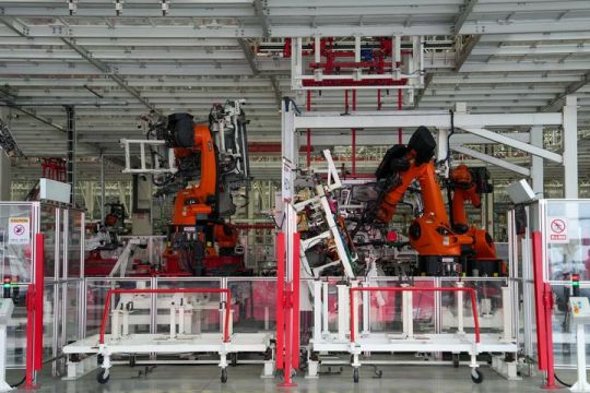 Menilik kesibukan kawasan industri truk berat cerdas Sany di Changsha