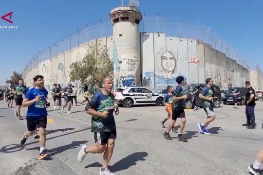 Maraton Palestina kembali digelar di Betlehem pascakonflik Gaza