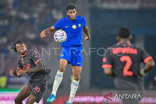 Foto - Chelsea kalahkan AC Milan di GBK Jakarta