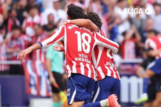 Atletico Madrid ditahan imbang Villarreal 2-2
