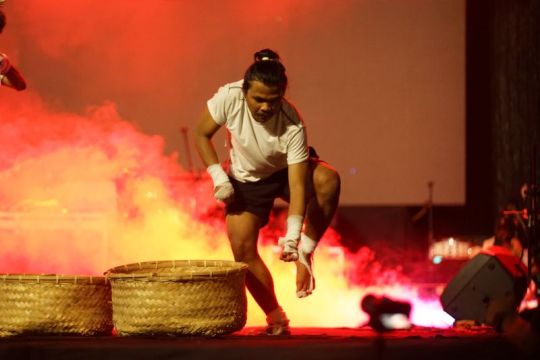 Penampilan teater balai di Bukittinggi
