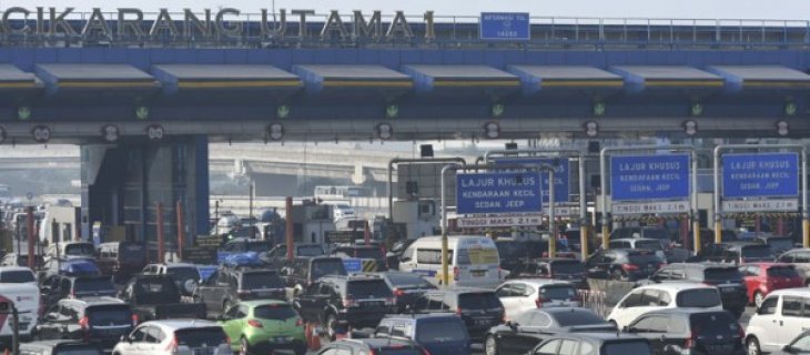 109.165 kendaraan lintasi Cikarang Utama