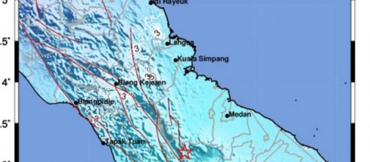 Gempa 5,2 magnitudo di Karo-Sumut tak berpotensi tsunami, sebut BMKG