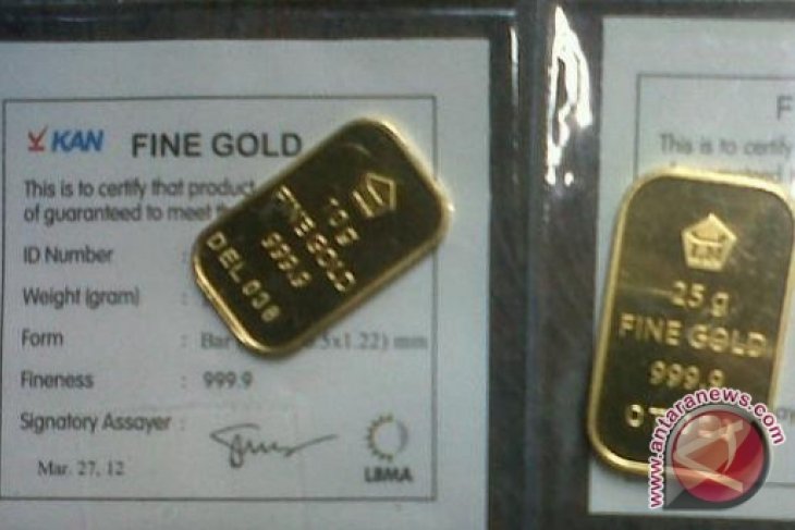 Harga Emas Awal Pekan Naik