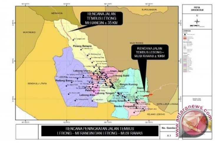 Kabupaten Lebong usulkan dua jalan menembus TNKS