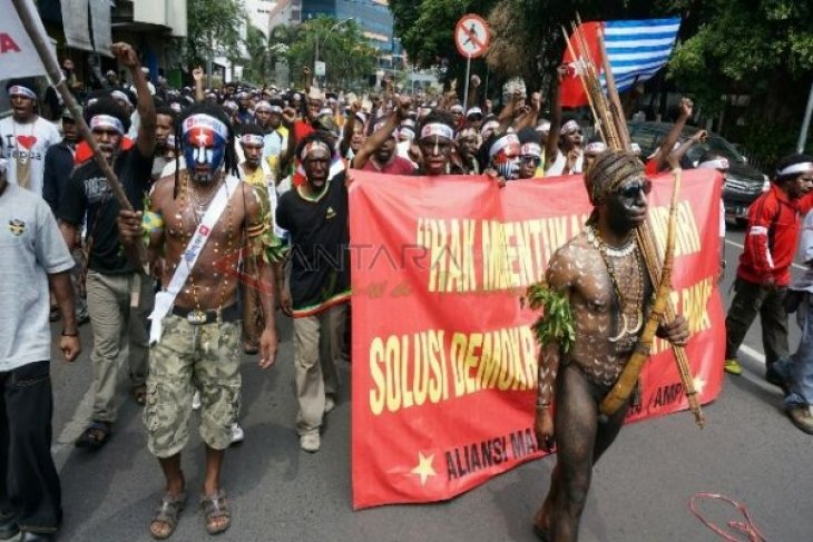 Aksi Tuntut Papua Merdeka