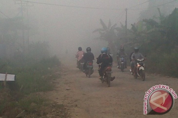 Kabut Asap Pontianak Semakin Tebal