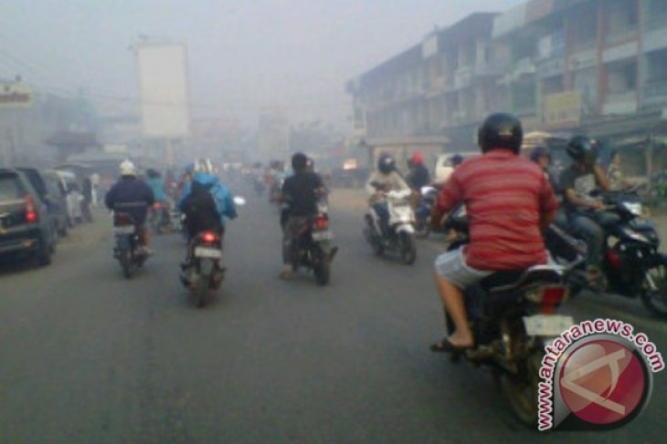 Kabut Asap Selimuti Kota Pontianak