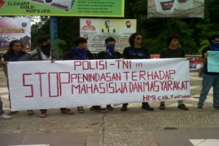 HMI Pontianak Pertanyakan Proses Hukum Pemukulan Mahasiswa Oleh Polisi