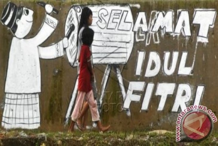 Mural Idul Fitri