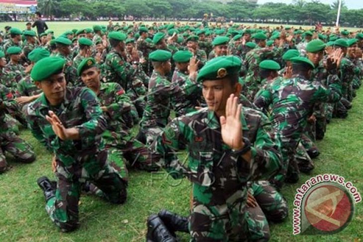 Tari Saman Massal TNI