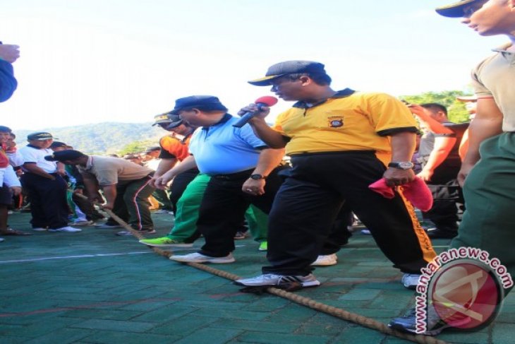 OLAHRAGA BERSAMA TNI-POLRI DAN MASYARAKAT