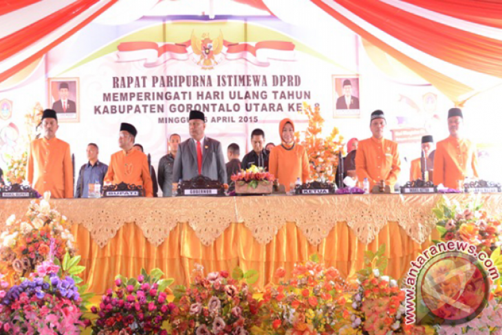 Sidang Paripurna HUT Kabupaten Gorontalo Utara ke-8