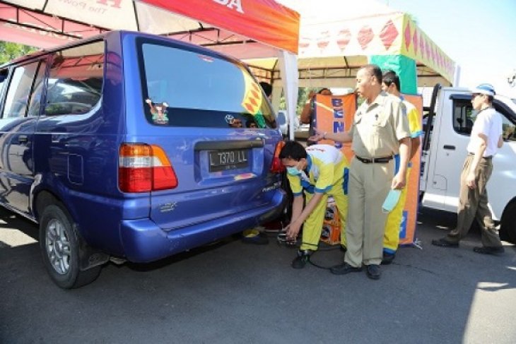 Dishub Surabaya Gelar Uji Emisi Berhadiah