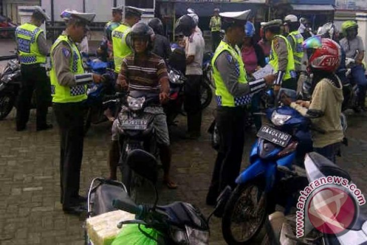 Satlantas Polres Tanah Bumbu Razia