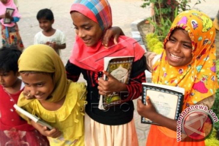 Pendidikan Bocah Rohingya