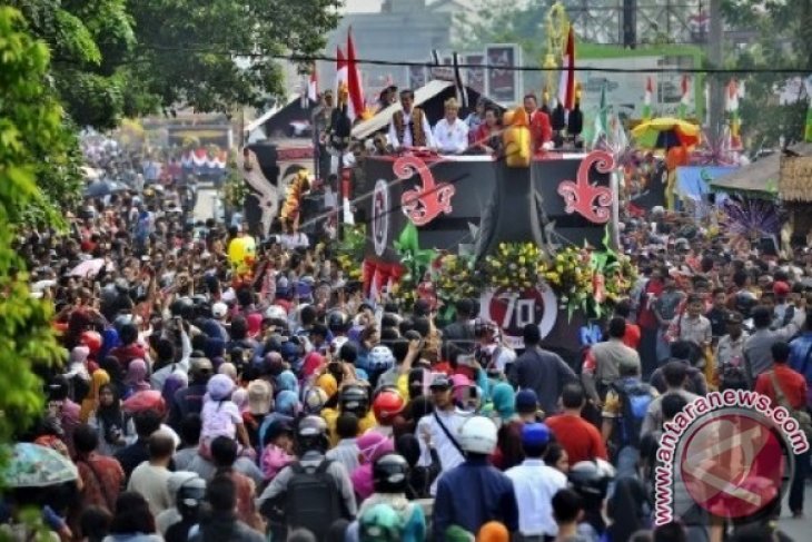 Presiden Berpawai di Pontianak