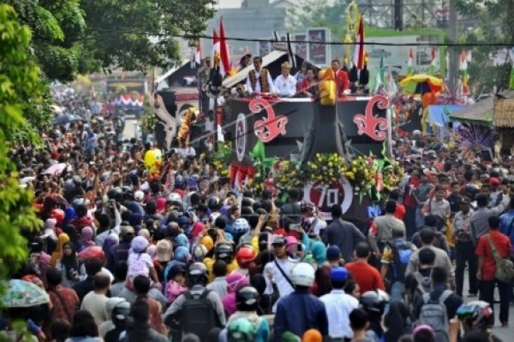 Jokowi Karnaval di Pontianak