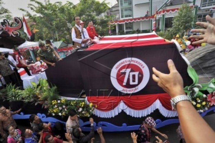 Jokowi Karnaval di Pontianak