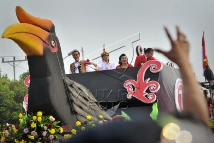 Jokowi Karnaval di Pontianak