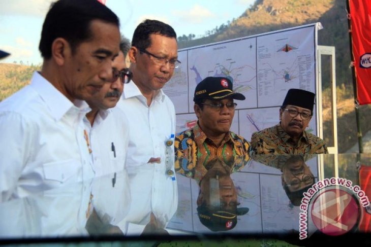 Presiden Tinjau Bendungan Tugu